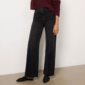 Pistola Penny Utility Collins Black Denim Jeans 29 NWT